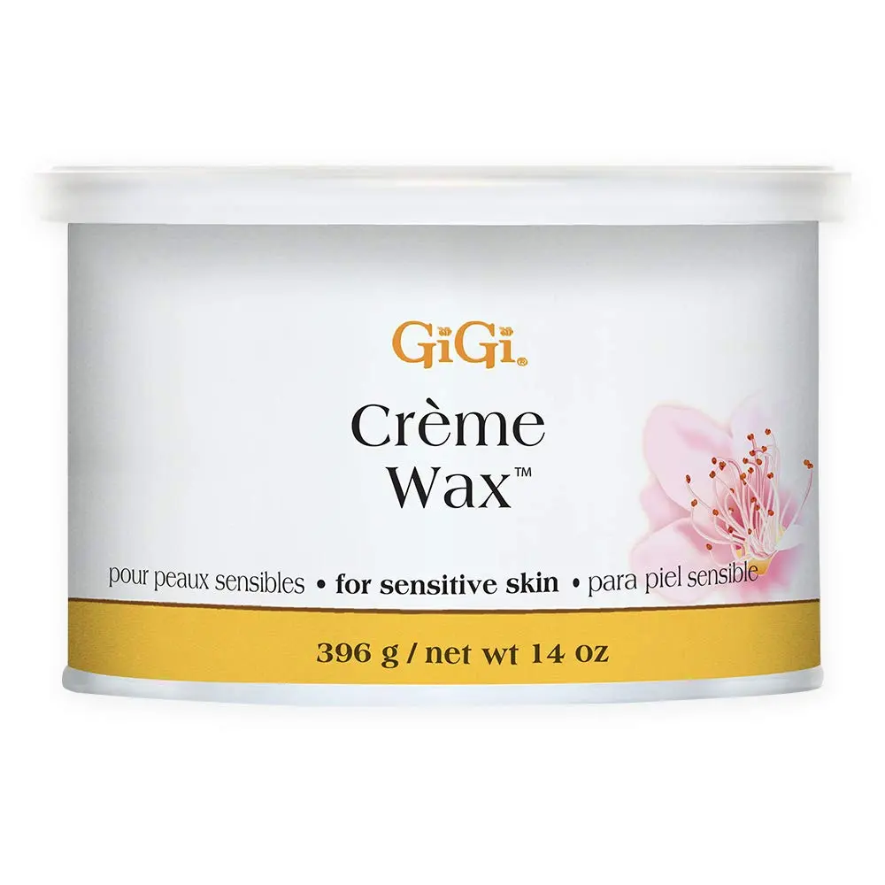 GIGI AND MAX Creme Wax, Soothing Cream for Sensitive Skin with Glycerin, Gentle Face & Body Care Hair Removal at Home, 14 oz, Facial Hair Remover, At Home Hair Removal