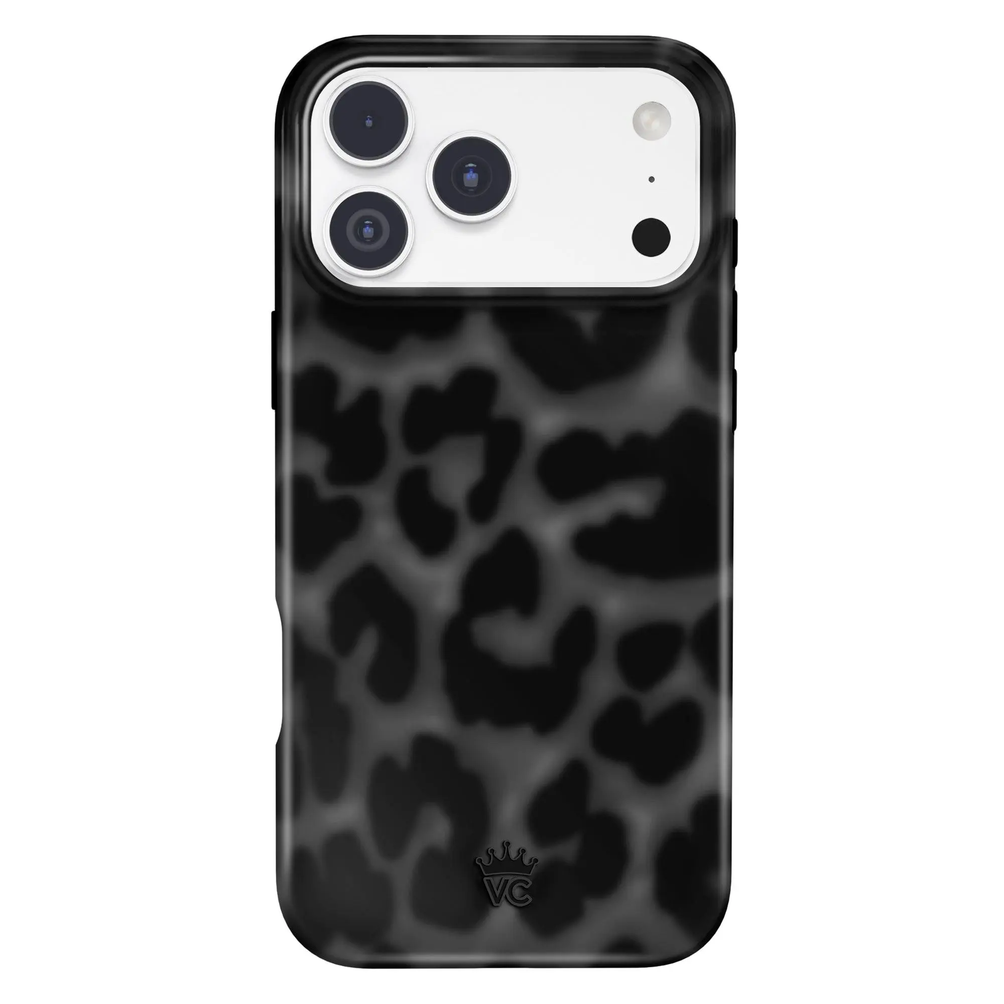 It Girl Black Leopard iPhone Case