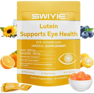 Swiyie Lutein & Zeaxanthin Gummies Eye Health Supplement with Astaxanthin 1200mg Lutein 240mg Zeaxanthin for Vision Protection