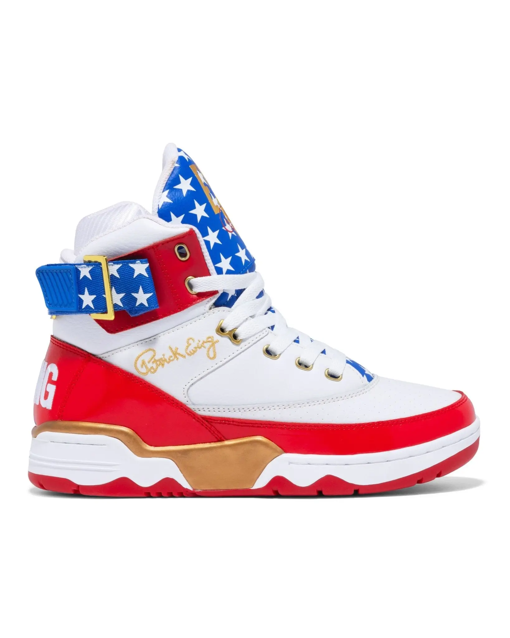 33 HI White/Red/Blue/Gold USA