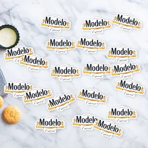 Stickers Pack 20 Pcs Cerveza Water Skateboard Luggage Modelo Guitar Laptop Mexican Waterproof Bumper Car Beer Aesthetic Colorful Bike Bottle Vinyl