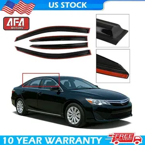 For 2013-2017 Honda Accord JDM Wavy Mugen Window Visor Rain Guard Vent 4 Pcs