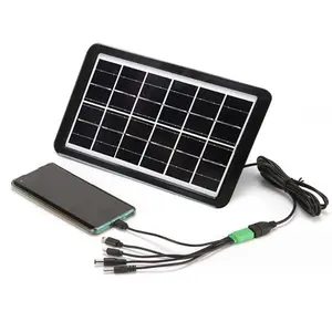 1 Piece Outdoor Waterproof Solar USB Charger for Traveling and Camping - Portable Solar Panel for Power Bank, Phone Charging, Flashlight and Fan