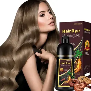 Natural 3-in-1 Coffee Hair Dye Shampoo, Instant Herbal Hair Color Shampoo for Gray Hair Coverage, Natural Plant Extracts, Long-Lasting in 10-15 Mins, Paraben-Free & Moisturizing Haircare for Men & Women, 16.9 Fl Oz / 500ml