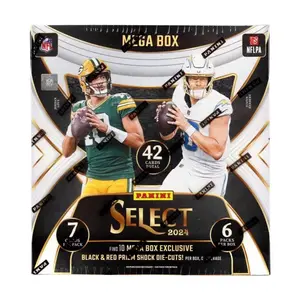 2024 Select Mega Box (Red & Black Prizm Shock Parallels, Zebra Hunt!) Drake Maye, Bo Nix, Caleb Williams RC potential!