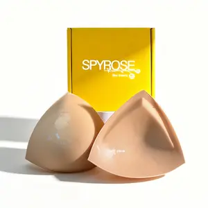 SPYROSE Invisible Lift Adhesive Bra Accessories - Large Size, Lightly Padded, Reusable Sticky Lift Inserts for Big Cup Large Breasts, Seamless for Strapless Clothing, Bridal Banquet Dresses