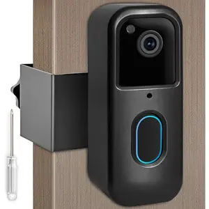 Upgrade Blink Doorbell Camera Mount 2nd Gen, No Drilling Anti- Doorbell Mount Bracket for Blink Doorbell Camera, Fits for Apartments Door Rentals Office