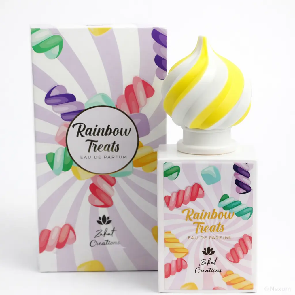 Zakat Rainbow Treats Eau De Parfum for Women | Sweet Candy Fragrance | Long Lasting Perfume | Zakat Perfume 100ml
