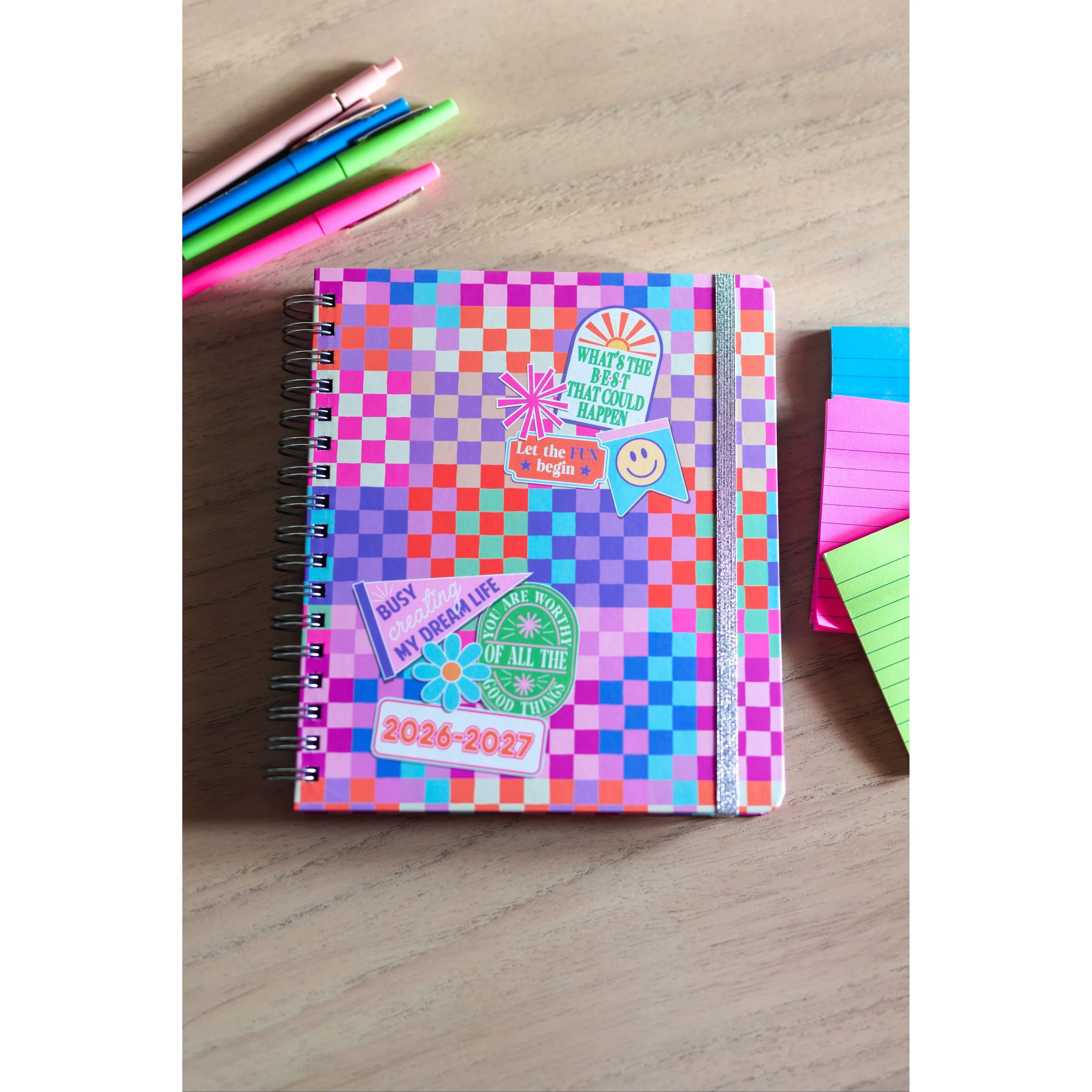 Planner - Happy Checkered