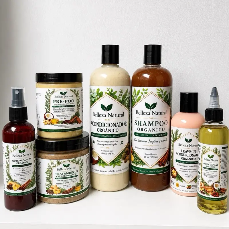 Belleza Natural Maximo Combo - Organic Hair Care Solution for Hydration & Nourishment - Multi-Step Approach to Healthy Hair Care