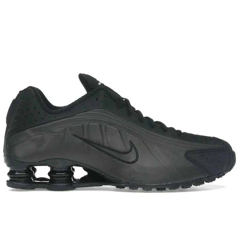 Nike Men's Shox R4 Black Bright Crimson, from StockX