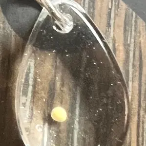 Hand made resin pendant