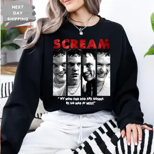 Scream Stu Macher Christmas Sweatshirt, Merry Christmas Shirt