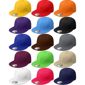 15 Pack Snapback Hats for Men  Hop Style Hats Solid Baseball Hats Adjustable Snapback Cap Flat Brim Baseball Caps
