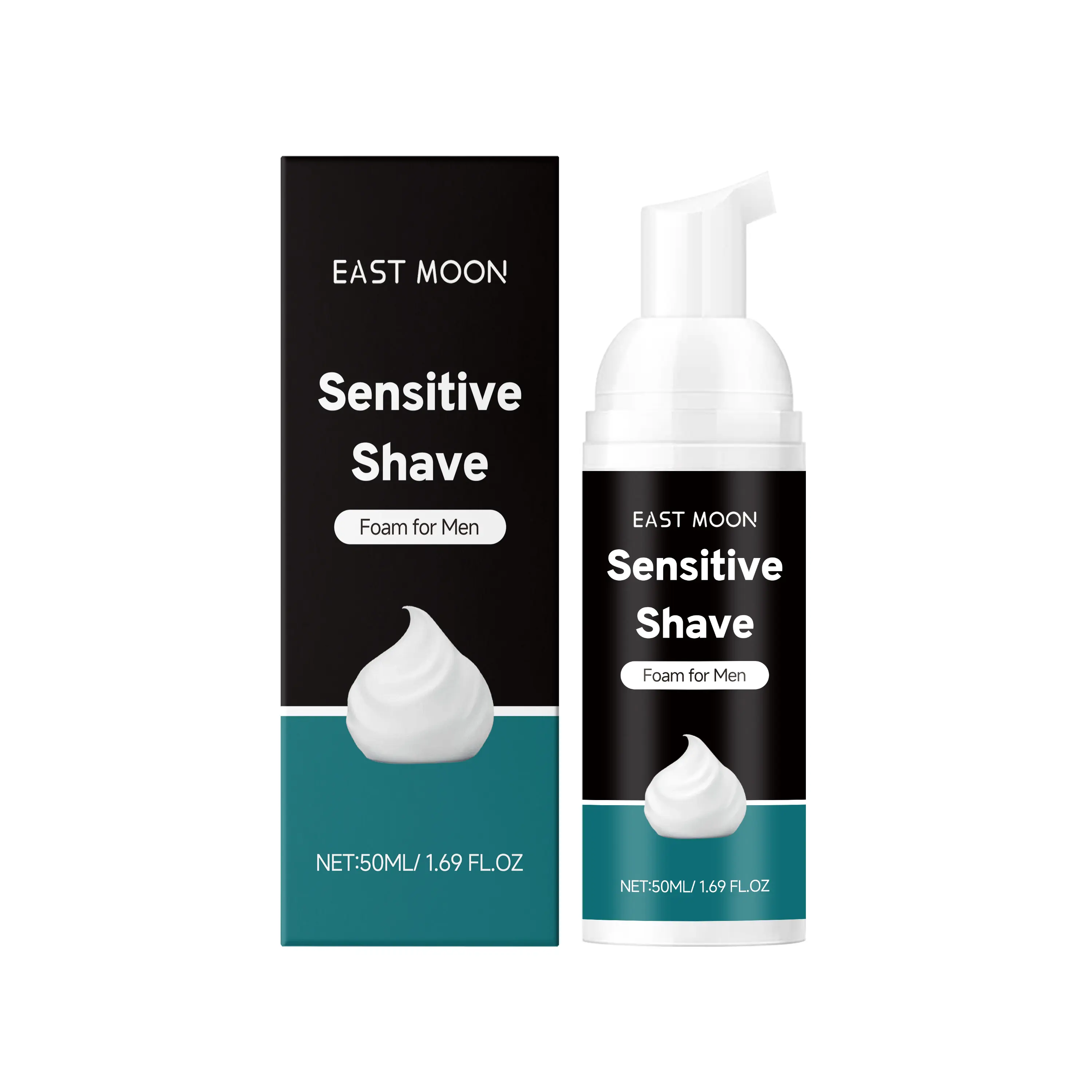 East Moon Men's Shaving Mousse Gentle Cleansing Facial Delicate Foam Shave Pamper The Skin shave cream Wax Body Care beard thicker beard moisturizer