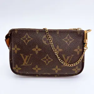 Pre-owned Louis Vuitton canvas Mini Bags Monogram Mini Pochette