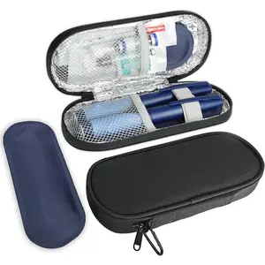 Insulin Pen Cooler Travel Case with TSA Approved Ice Packs,Diabetic Medication Insulated Cool Organizer,Insulin Pen and Other Diabetic Supplies, for the Daily Life and Trip
