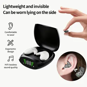 Ultra Small Mini Wireless Earphones, Lightweight Wireless Earbuds Headset, Invisible Comfortable Sleep Earphones with High-Definition Sound, Ideal Gifts for Birthdays & Valentine's Day