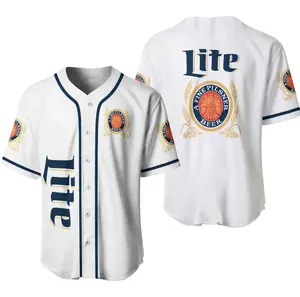 Lite Unisex Baseball Jersey Beach Vacation