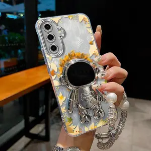 1 Piece Durable A26 5GPhone Cases Comfortable feel Passionate leaves bracket and lanyard Pattern Case Suitable For Galaxy A26 5G Featuring Impact Resistant In Fashion