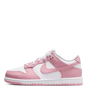 Little Kid's Nike Dunk Low White/Med Soft Pink-White (FB9108 125)