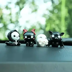 Festival Themed Dashboard Decoration Car Desktop Decor, Cute Creative Design Small Resin Miniature Vehicle Ornaments, Car Accessories for Men & Women, Car Trinkets, Car Decals, Halloween, Car Interior Decoration