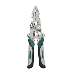 Foldable Wire Stripping Pliers Multi-Function Cable Cutting Crimping Tool, Electrician Professional Tools, Hand Tools, Peeling Wire Plier