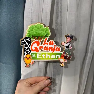 La Granja de Zenón Cake Topper for Ethan's 1st Birthday Party with Farm Theme and Character Design