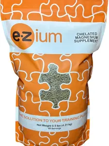 EZium Chelated Magnesium Equine Supplement for Horses – 9.5 lb Resealable Bag (30-Day Supply) – Supports Muscle Function, Focus, Behavior & Calming