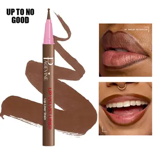 Lip Liner Waterproof Sweatproof No Smudge Liquid Lip Liner Lightweight Nude Shades Smooth Stroke Beginner One-Stroke Precision Essential Daily Commute Quick Makeup Tool