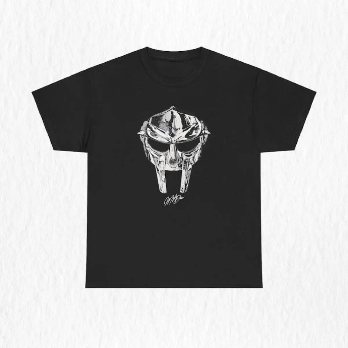 🖤 🎤 🎵 MF DOOM Vintage Tee Hip Hop Graphic Tee With Metal Face Design Trendy Rap Shirt