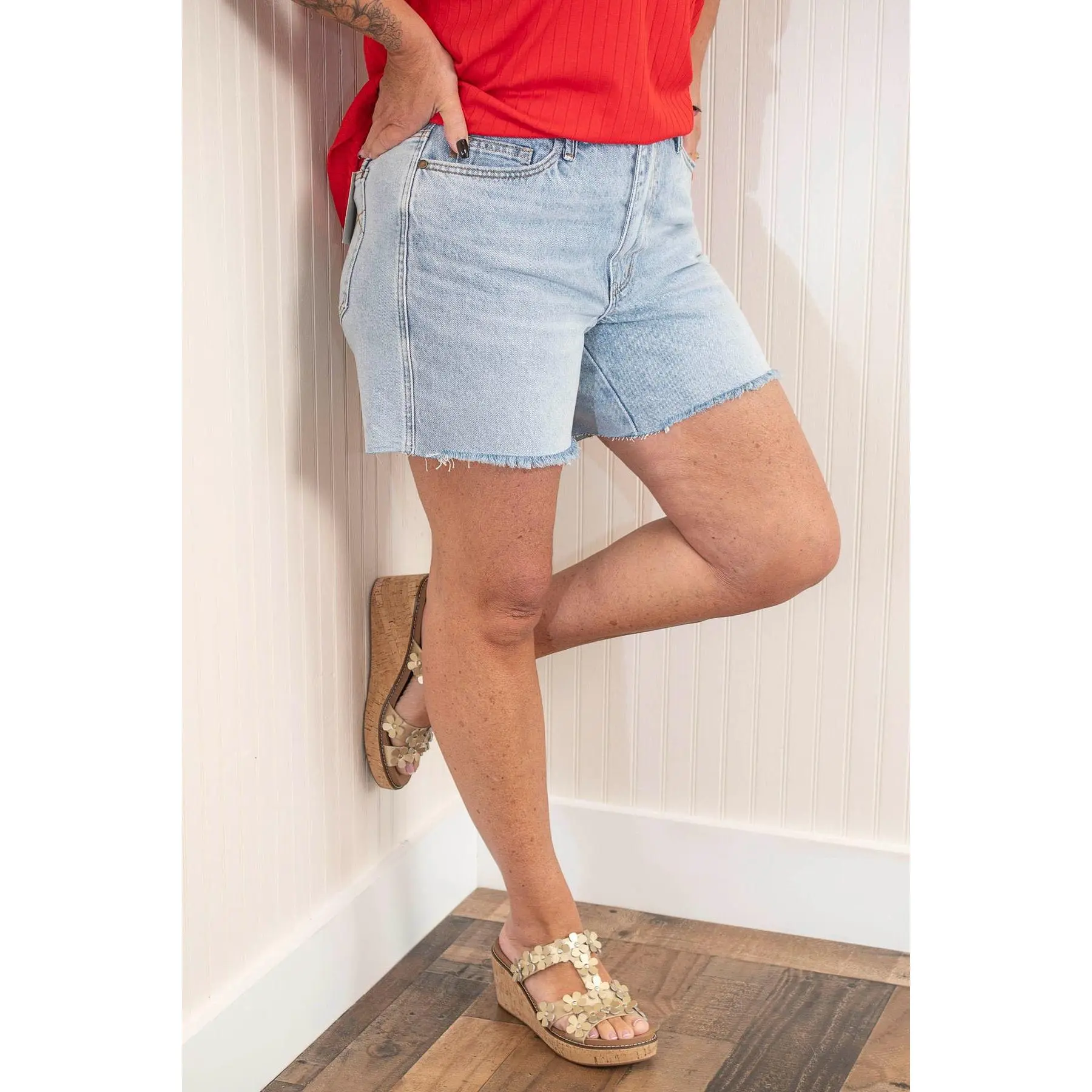 Judy Blue Get Up And Go Shorts - Medium