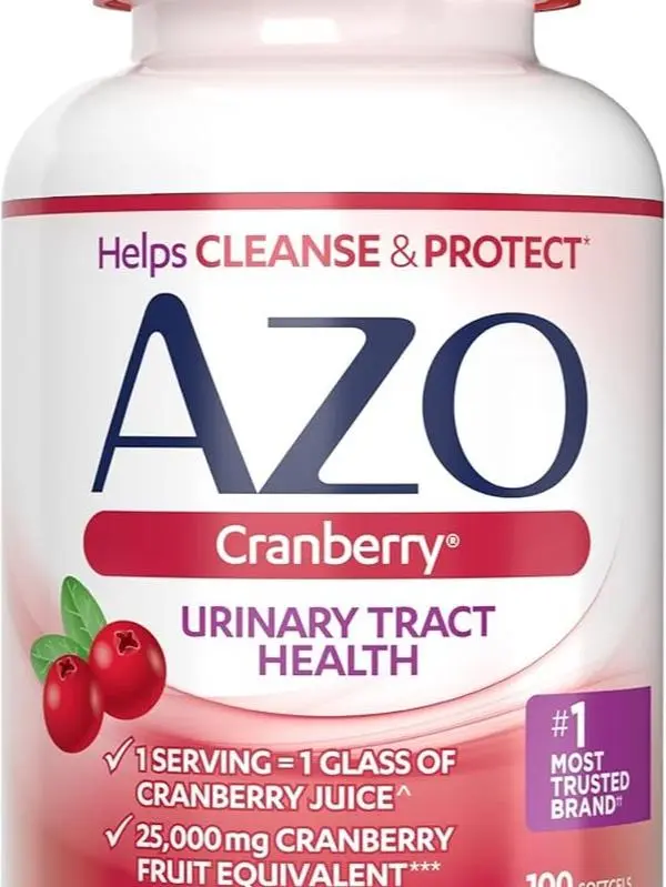 Cranberry Supplement, Made with Concentrated Whole Fruit Cranberry Powder to Help Cleanse and Protect the Urinary Tract*, Sugar Free Cranberry Pills, Non-GMO, 100 Softgels