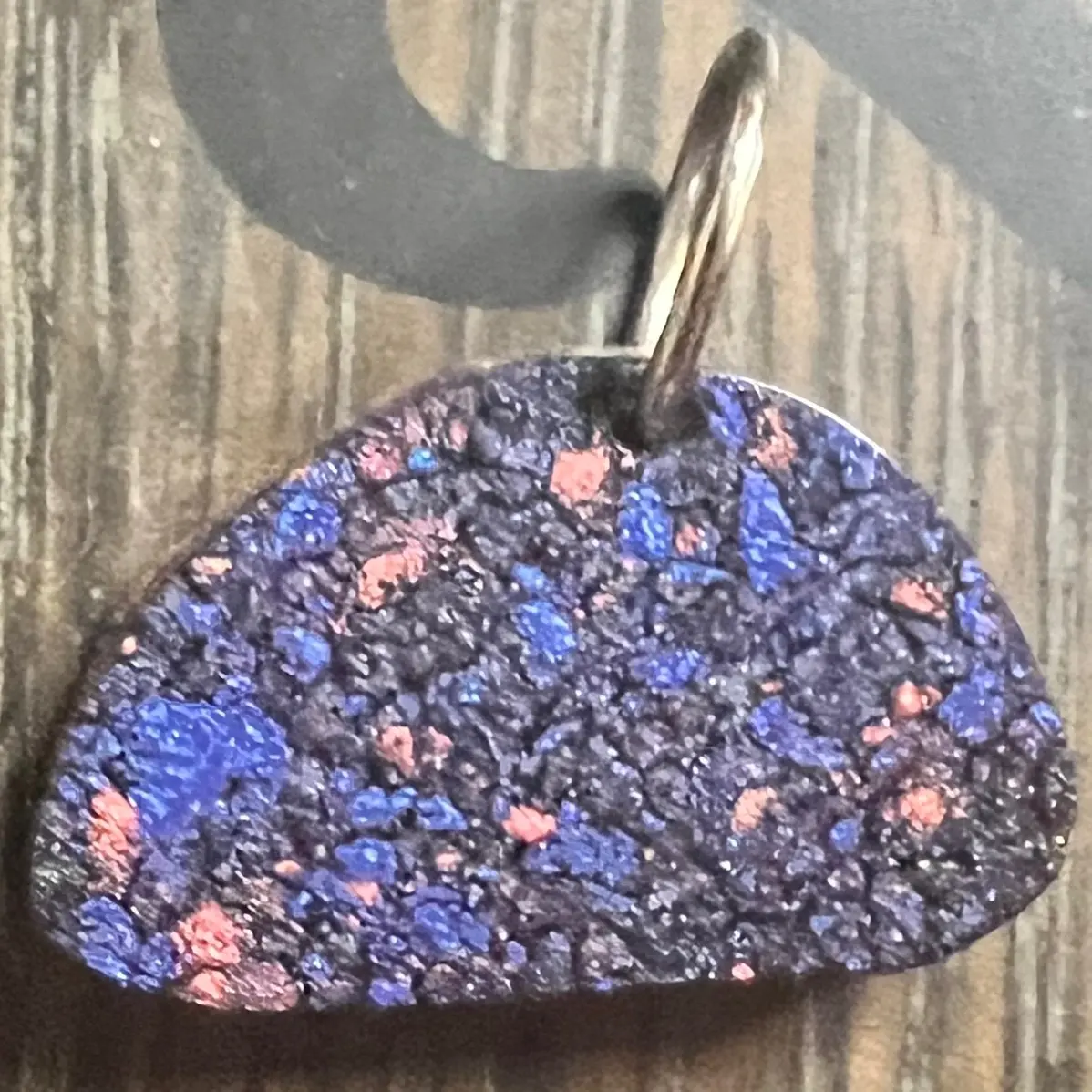 Hand made resin pendant