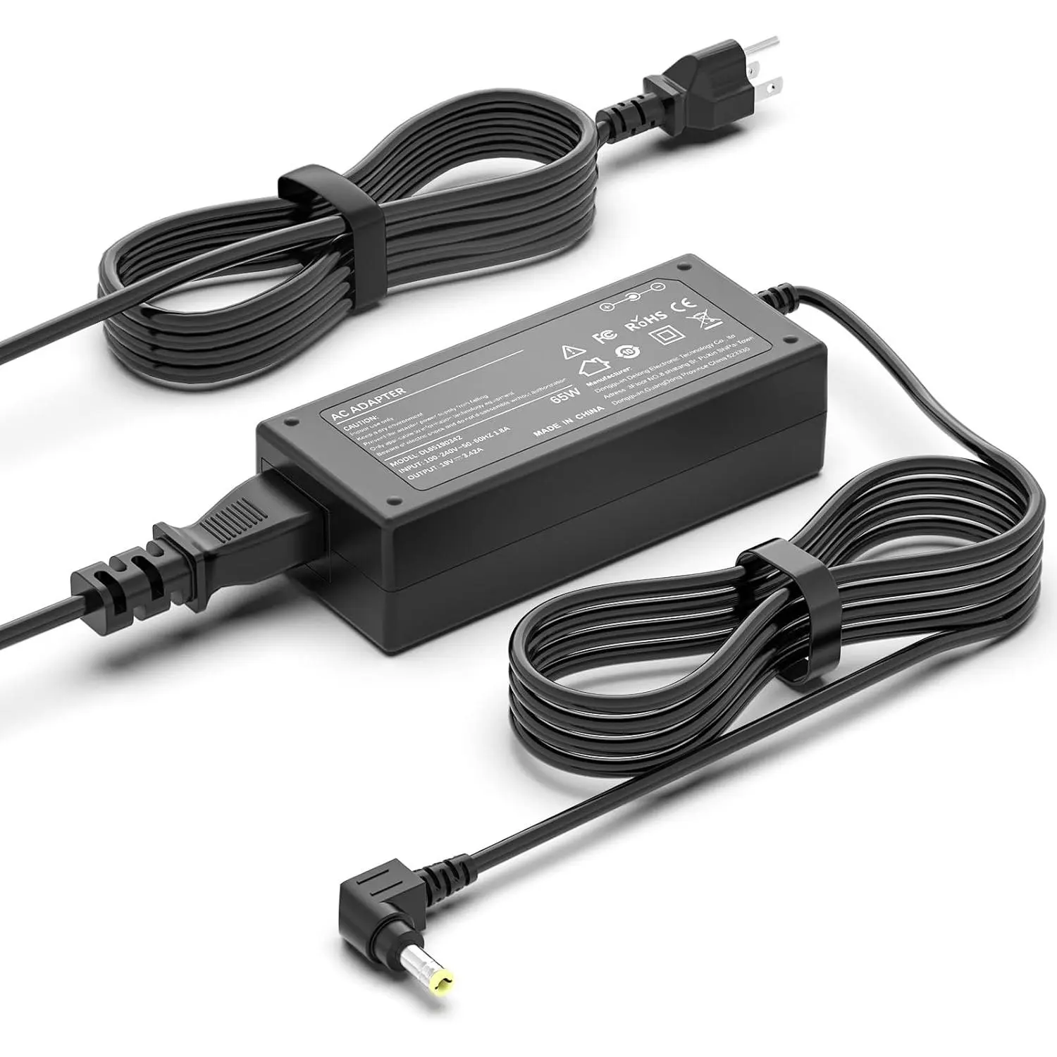 19V Power Cord Compatible with   27" 25" 23.8" 23" 21.5" 20"; VH240A, 22CWA, 27F, 24F, 23ES, 24M, 25VX, 27EB, 27XW, 27XI, 27BW, 27ER, 27ES, 25XW, 25BW, 25XI, 24EA, 23XI Power