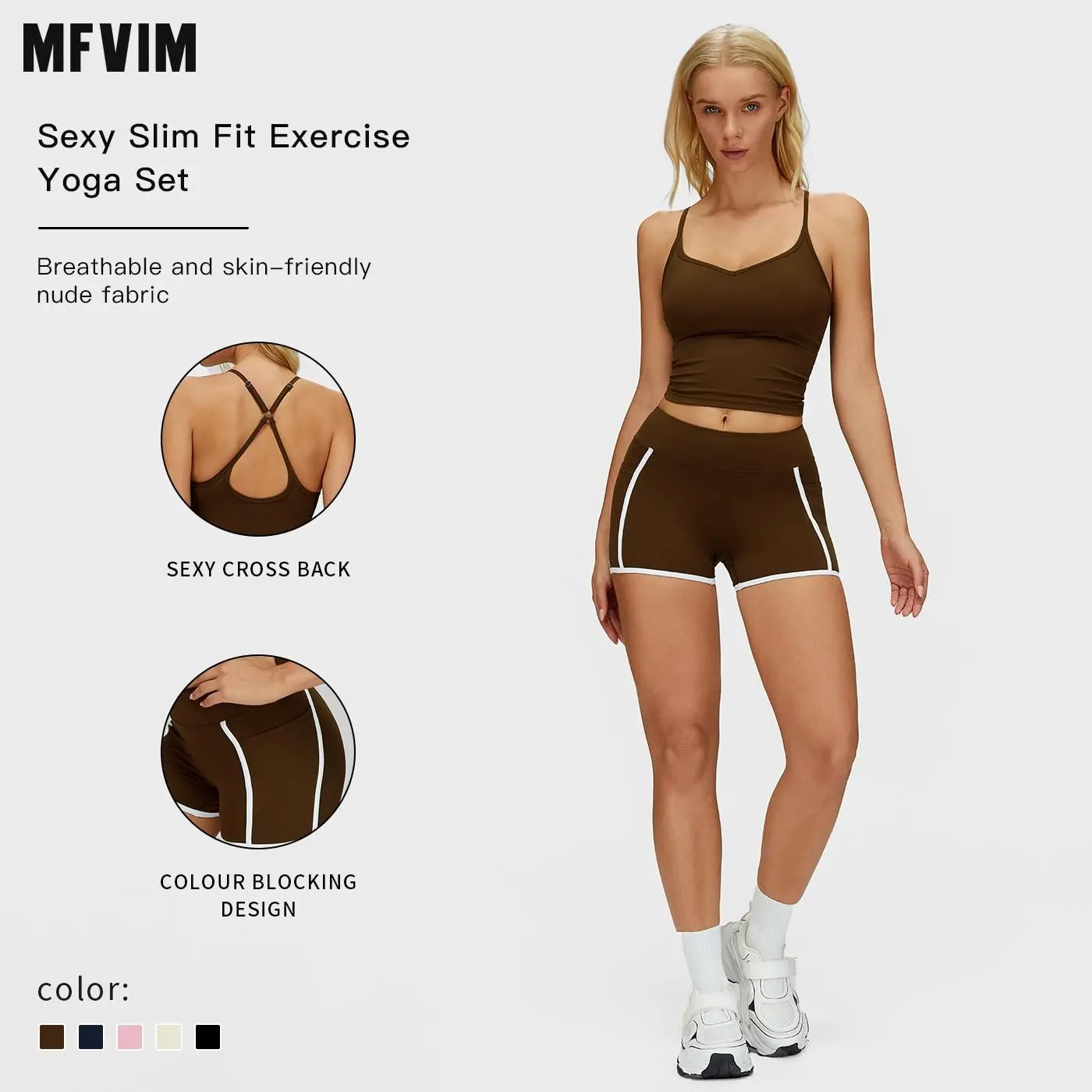 Women's 2-Piece Tight Fleece-Lined Athleisure Set, High-Stretch Quarter-Zip Top & Leggings for Yoga, Running Training, Outdoor