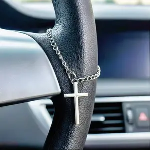 Steering Wheel Rosary Charm - Rosary CarCharm Accessory - Car Accessory Charms - Car Interior Accessories - CarDecor - Car Ornament - Car Interior Ornaments - Car Interior Decor - Unique Trendy Gift