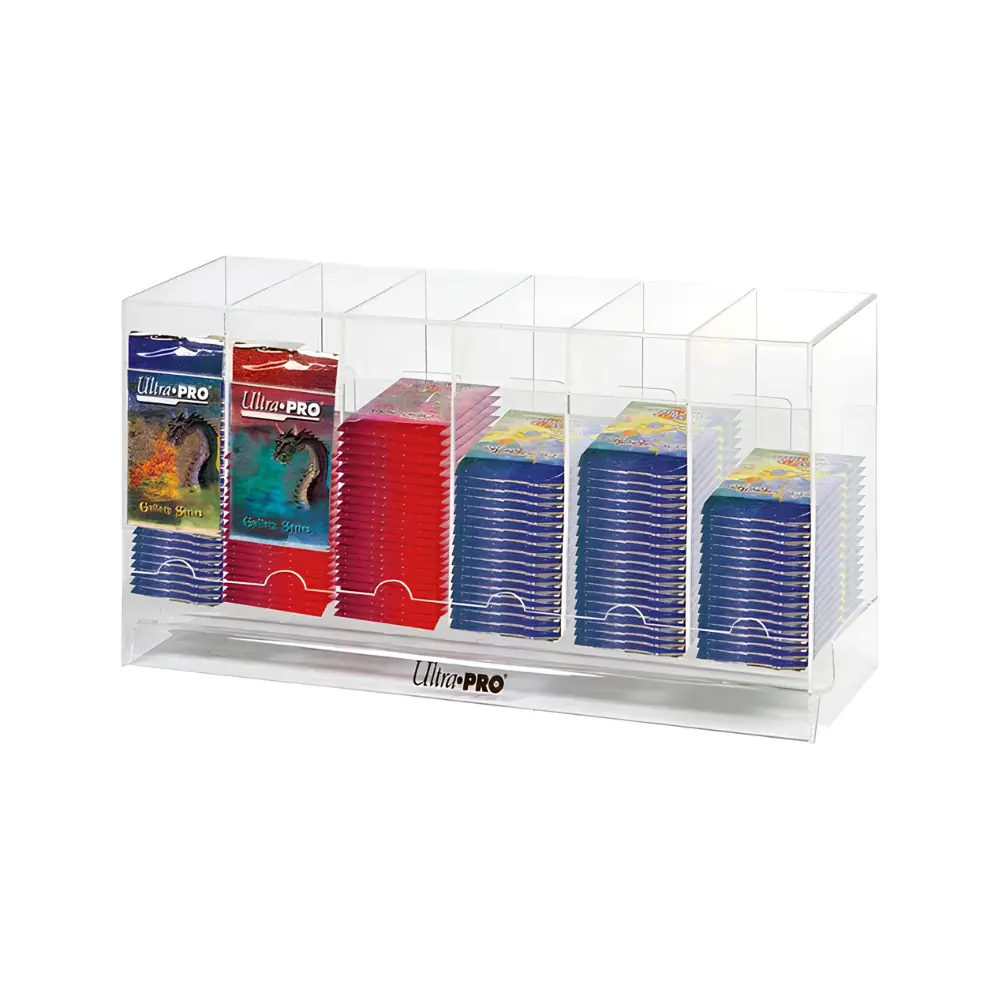 Ultra Pro: 6-Slot Pack Dispenser for Pokemon, Magic, Lorcana, etc - Acrylic