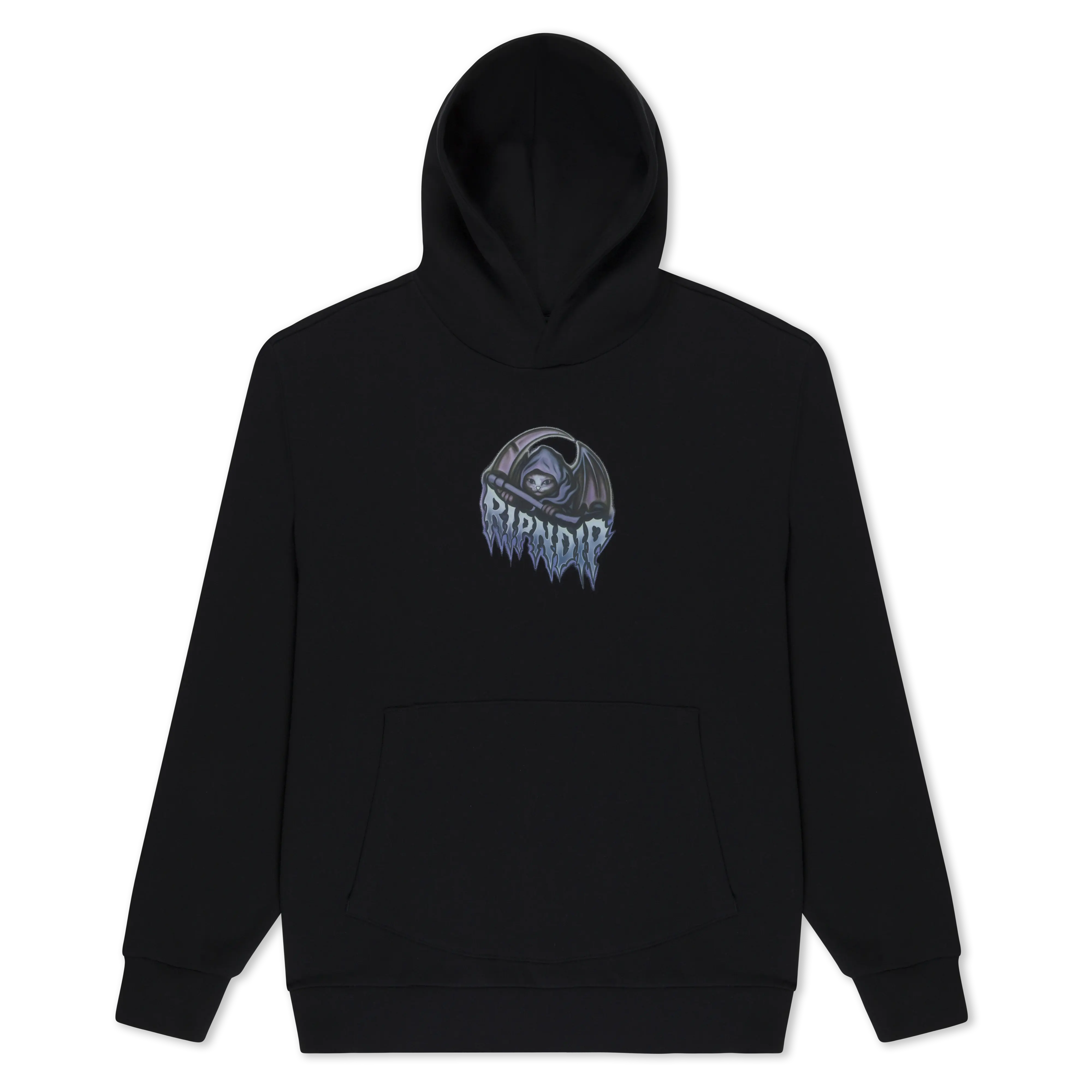 Women's Alternative Style Graphic Hoodie, Casual Black Sweatshirt for Women's Tops, Sweatshirts, Pullover, Long Sleeve, Out Of Time, Cotton, Lady, Casual Wear, Longsleeves, Clothes