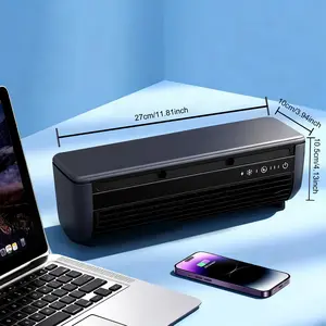 Portable Ice Mist Fan | Can be used standing or mounted | Powerful wind with humidifying function, comes with a remote control, suitable for kitchen, outdoor, RV use | High-end design. Can be placed on the table, high-end design. Cooling Fan