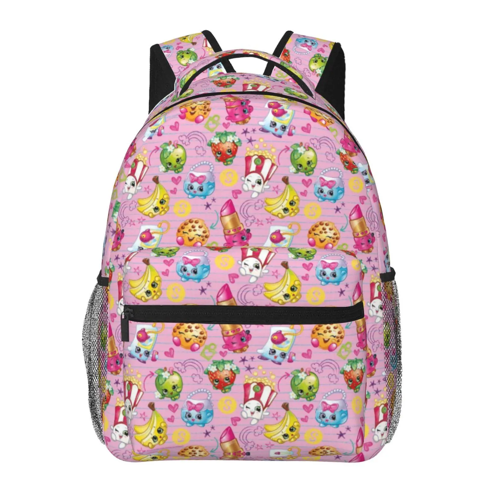 Shopkins Breathable Kids Backpack Shopkins cartoon School Bookbag Shopkins Shoppies Back to School Present Primary Students