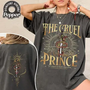 The Cruel Prince Shirt, the Folk of the Air TShirt, Cardan Greenbriar, Jude and Cardan Tee, Jude Duarte Kingmaker