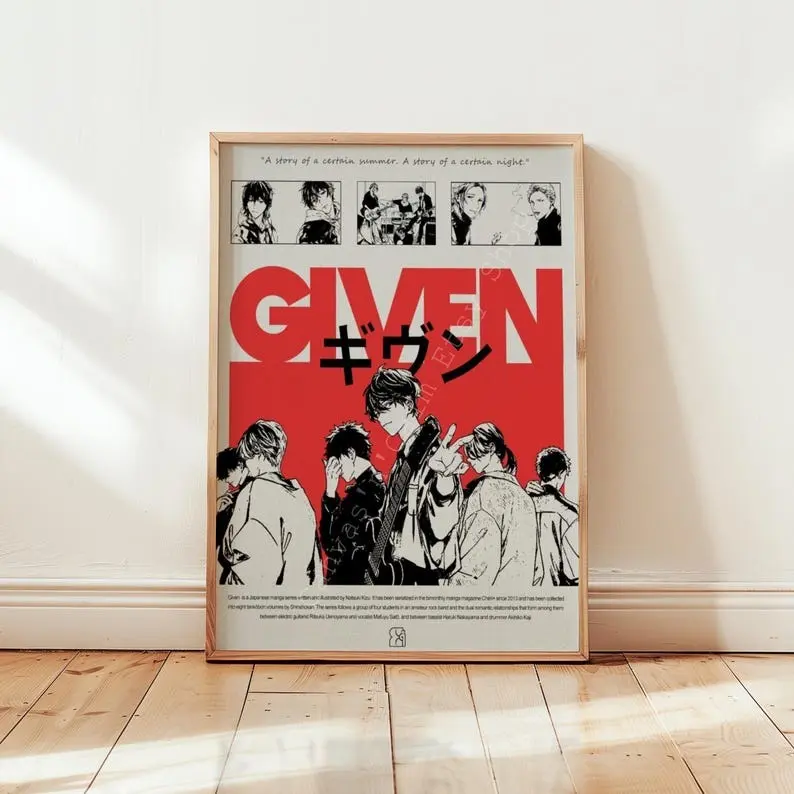 Given Poster, Shoujo Manga Poster