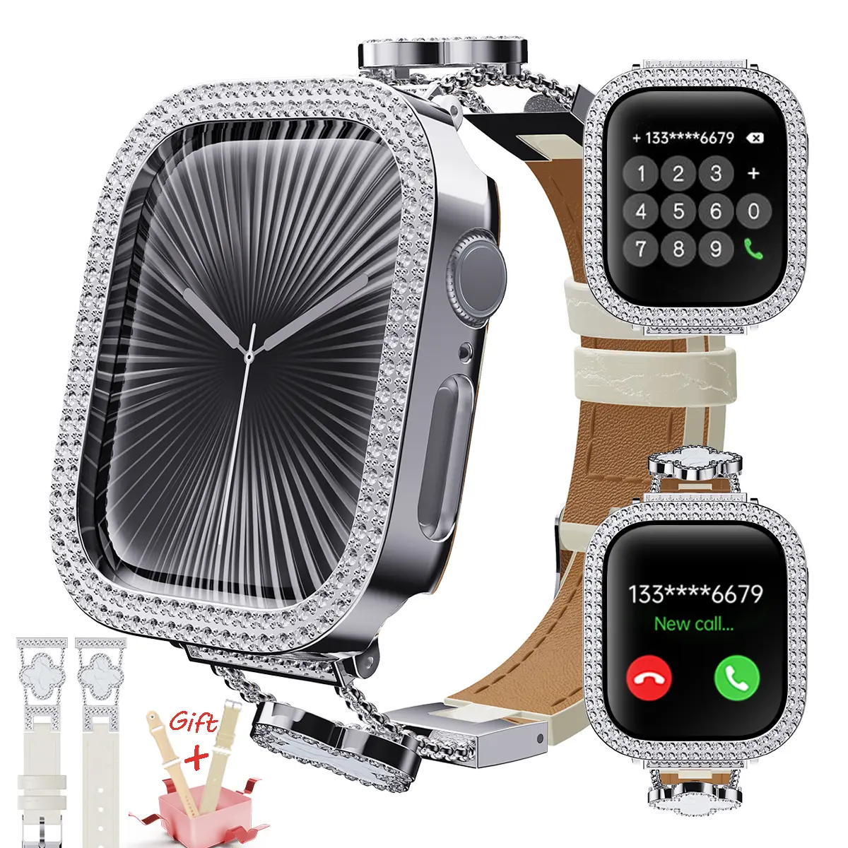 2026 New Smart Watches for Women, Fitness Tracker, Answer/Make Calls/100+ Sports Modes/Message Reminder, DIY Watch Dials, Wearable Devices, Smart Watches for iPhone/Andriod, Gift for Wife, Girl Friend
