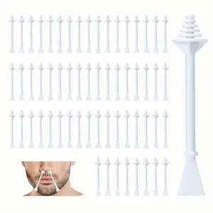 30 Pcs Nose Hair Wax Sticks with Disposable Scraper, Pain-Free Nasal Hair Removal, Unisex Ear Hair Remover, Nose Hole Cleaning Tool, Nose Wax Kit