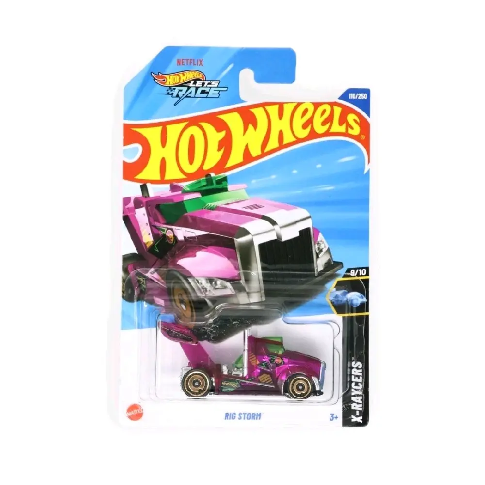 Hot Wheels 2025 Rig Storm Regular Treasure Hunt - New Collectible Diecast Model Car, Collectible Model Cars Item, Collectible Model Car, Rig Storm Theme
