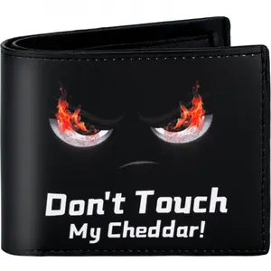 Men's  Wallet RFID Blocking  Teen Boys Wallet, PU Leather Eye Fire Pattern,Sleek and Functional,Men gifts Holidays Best Gift Ideas Son's Birthday Gift,Christmas gift ,Boys' Gifts,kids giftideas,kids birthday