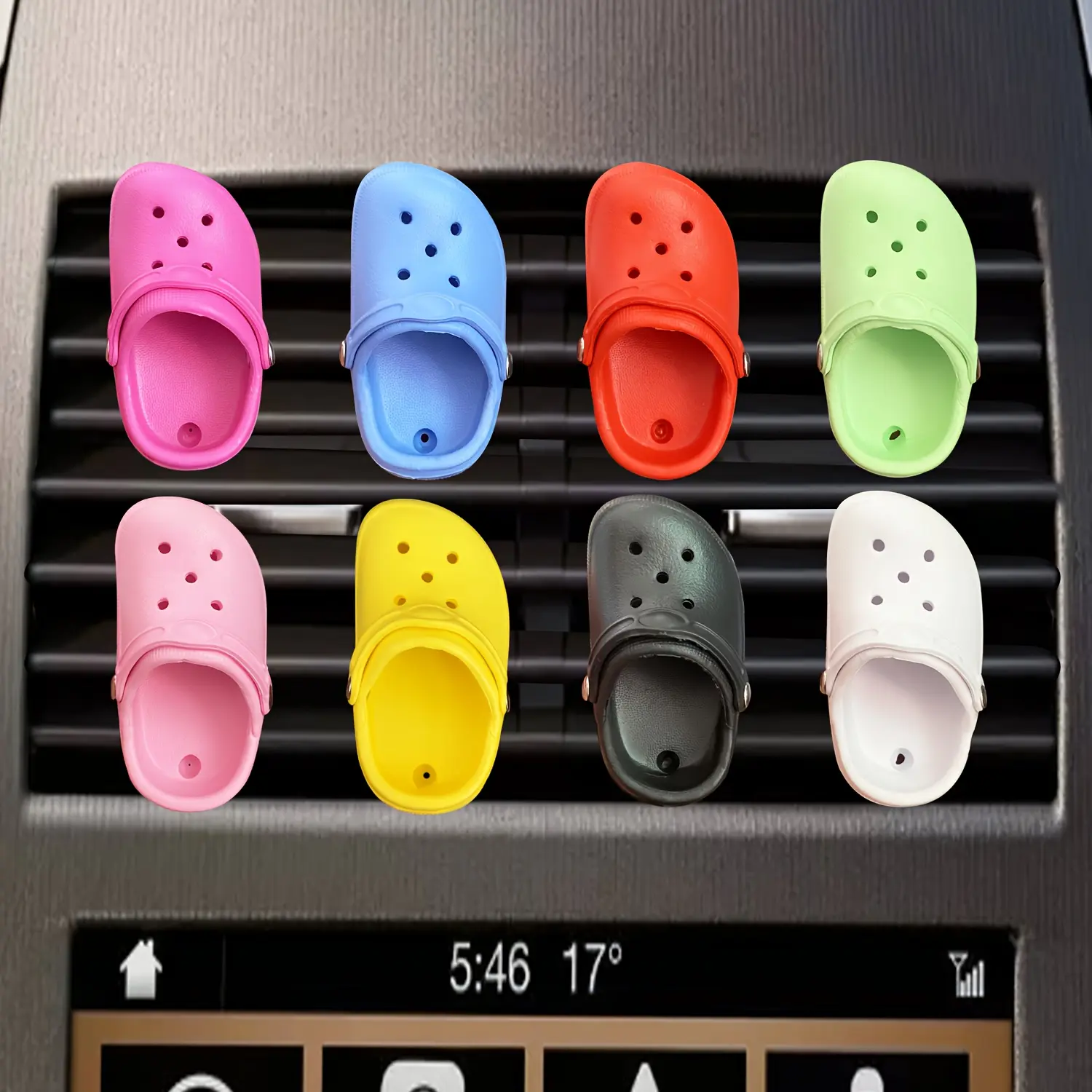 1PC Mini hole shoes, small slippers, car perfume decoration clip, car fragrance, car mounted air conditioner, air outlet, personalized decoration clip