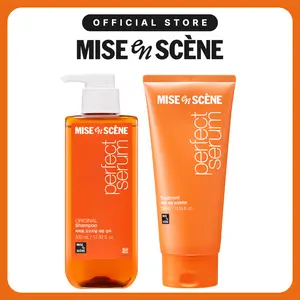 Perfect Serum Original Daily Duo | Mise En Scène | Perfect for Damaged Hair, Glossy Shine | Shampoo (17.92 fl oz, 530ml) & Treatment (11.15 fl oz, 330ml)
