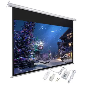 InstaHibit Retractable Projection Screen 92" 16:9 Ceiling Mounted